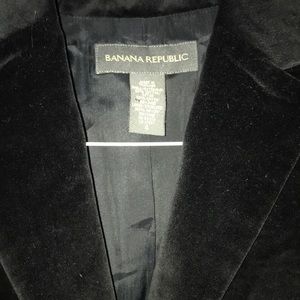 Banana Republic Jackets & Coats - Black velvet blazer by banana republic Banana Republic Jackets & Coats - Black velvet blazer by banana republic